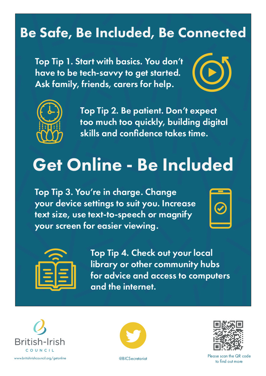 Digital Inclusion Poster - Be Included